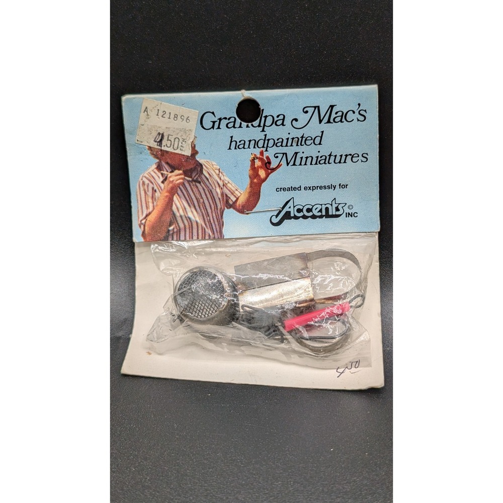 Grandpa Mac's Handpainted Miniatures, created expressly for Accents Inc.